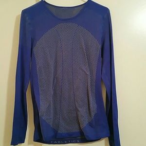 Fabletics long sleeve work out top