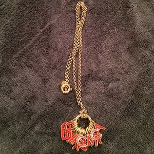 Marc by Marc Jacobs Gold and Red Necklace