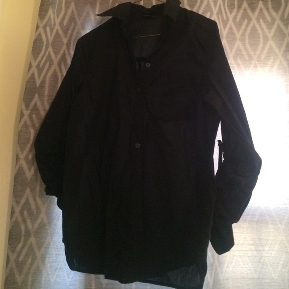 Black Button Down Shirt - Picture 1 of 4