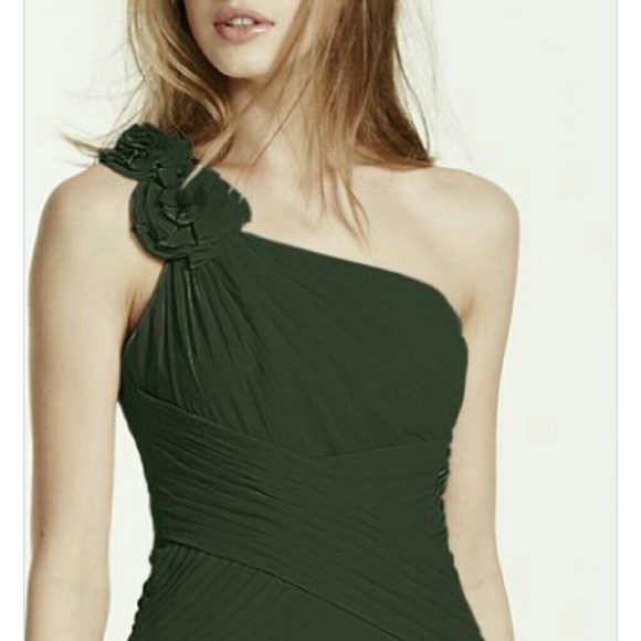 black hi-low dress