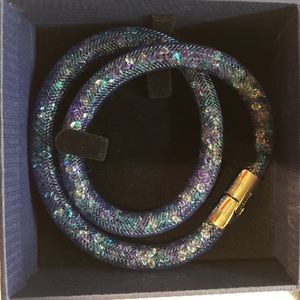 Swarovski stardust blue double bracelet nwt