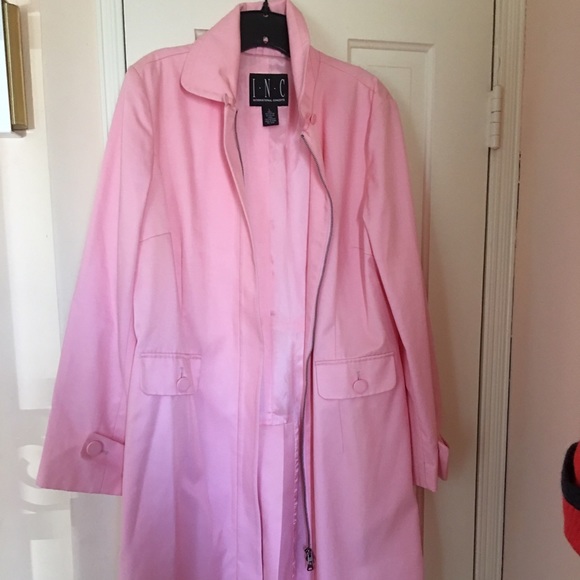 INC Pink Coat Size Large