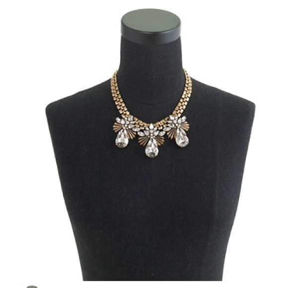 J.Crew Fanned Droplets Necklace