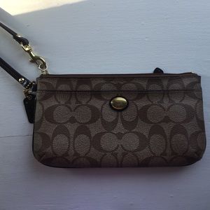 Authentic Coach Wristlet