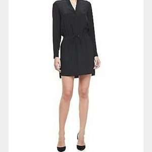 Vince silk black dress