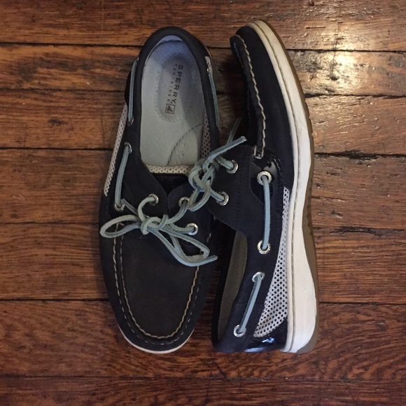Navy Blue Sperry Topsider
