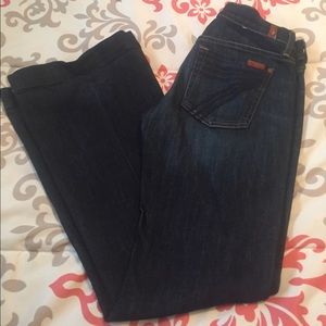 New pair of 7 for all mankind dojo jeans