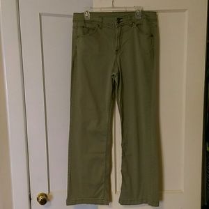 Kim Rogers army green pants size 14