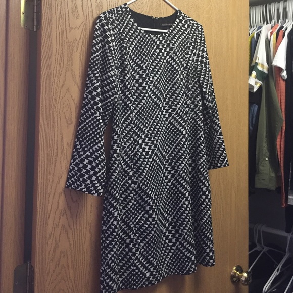 Black & white long sleeved Victoria's Secret dress