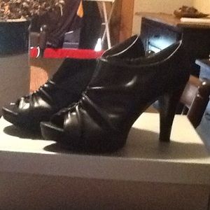 Open toe booties size 9