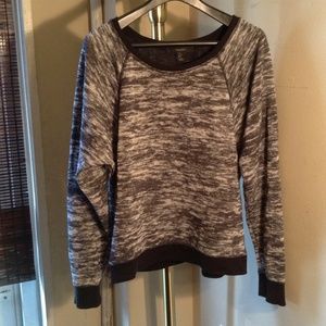 Tahari black and white sweater