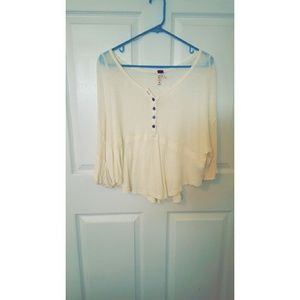 Free People cream top
