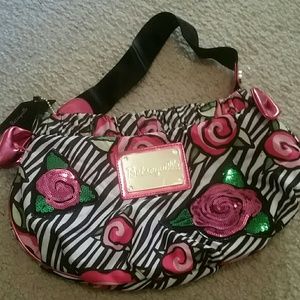 EUC Super sweet Betseyville rose purse