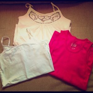 NWOT Set of 3 Justice Girls Tanks