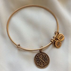 Alex and Ani path of life bracelet, gold
