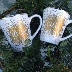 "Helen" Personalized Gold Mug @lovetreeecorner