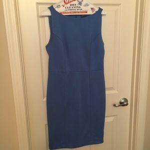 Blue sheath dress