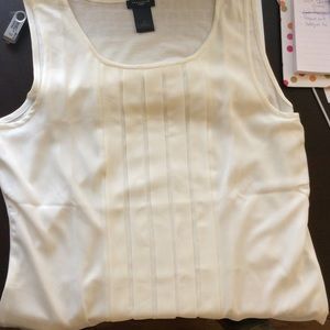 Ann Taylor ivory tank