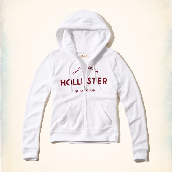 Hollister Appliqué Logo Graphic Hoodie