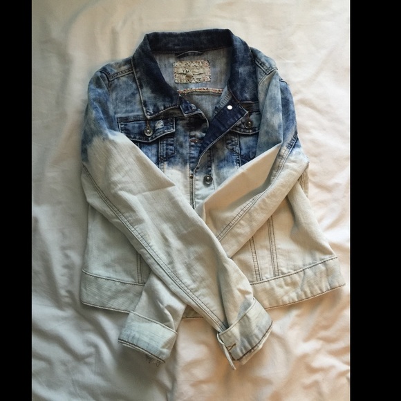 Ombré jean jacket