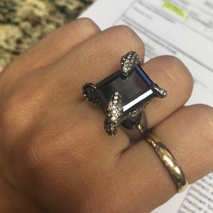 Swarovski Crystal Snake Ring!