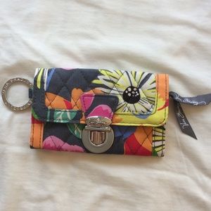 Vera Bradley ID wallet keychain wristlet