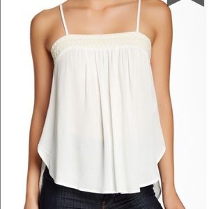 Brand new LUSH crochet trim top