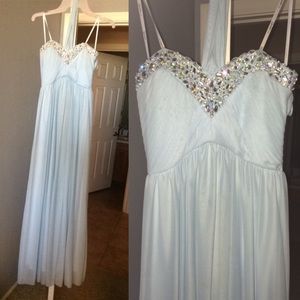 Light Blue Prom Dress (front pics)
