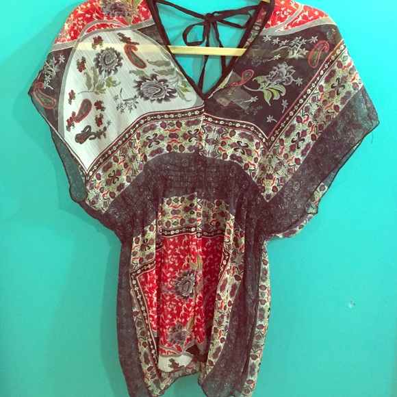 Lightweight see through cute top!