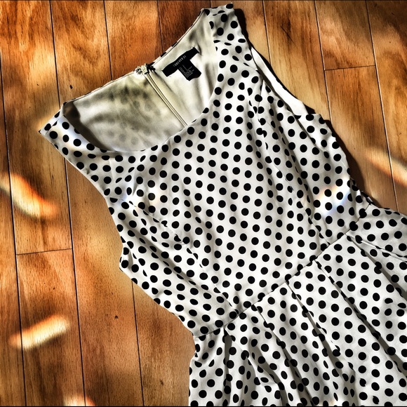 Forever 21 Vintage 50's Swing Dress Polka Dots - Picture 1 of 2