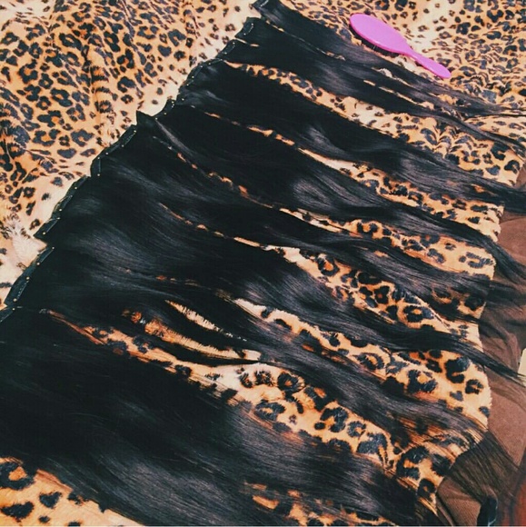 Virgin clip in hair extensions