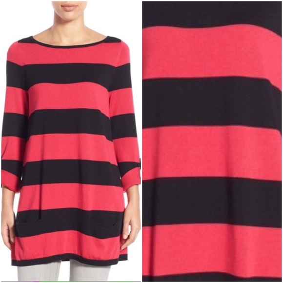 HP! Striped knit tunic with long sleeves - Picture 2 of 2