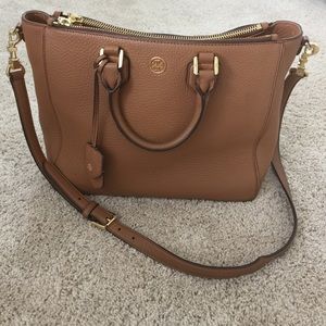 Tory Burch Robinson Pebbled Leather Tote