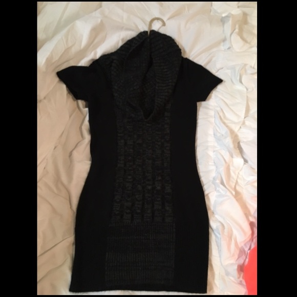 Black and grey sweater dress - Picture 1 of 1