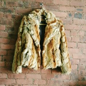 *GUESS* faux fur big jacket