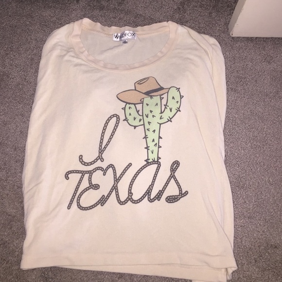 Wildfox XS baggy i love texas jumper