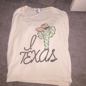 Wildfox XS baggy i love texas jumper