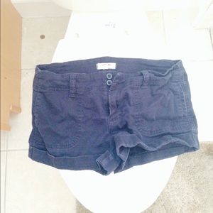 Forever 21 blue cuffed shorts