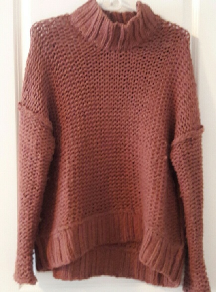 Cozy free people thick knit sweater