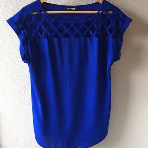 Express Royal blue blouse