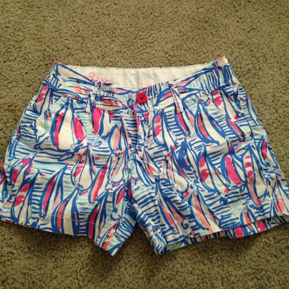Lilly Pulitzer Red Right Return shorts