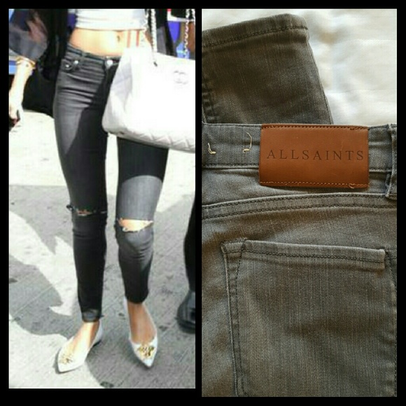 all saints mast skinny jeans