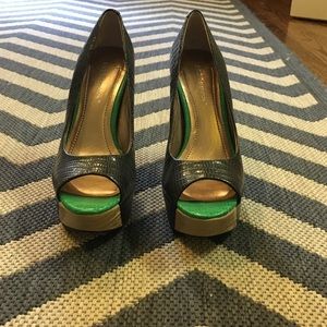 BCBGeneration Colorblock Platform Pumps