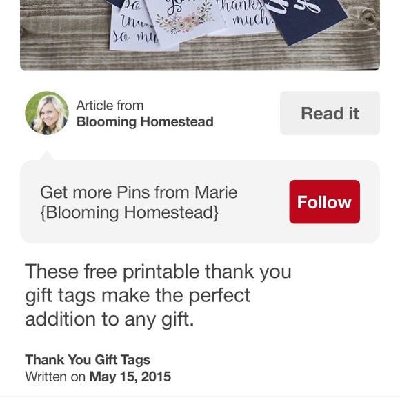 👉🏼Thank you tags👈🏼 - Picture 2 of 3