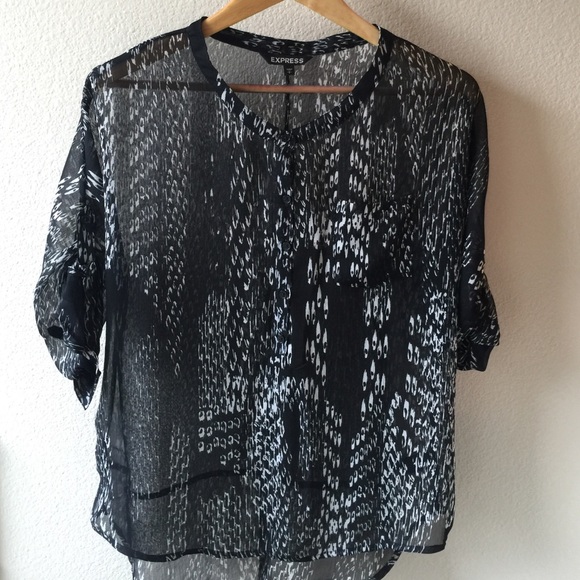 Express sheer blouse
