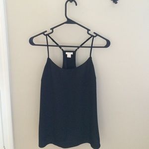 J. Crew Black Blouse Tank Top