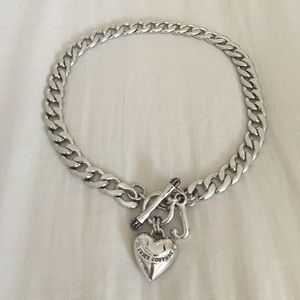 Juicy Couture Chunky Necklace w/ Heart Charm