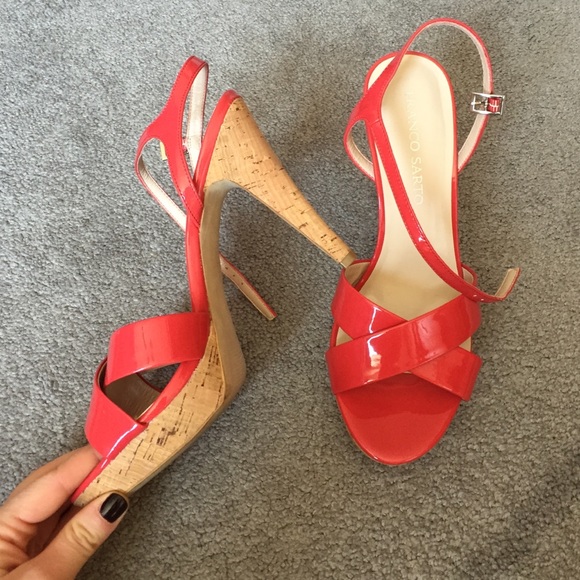 Franco Sarto coral heels!