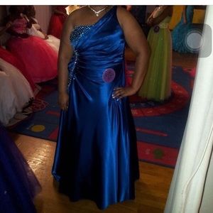Royal blue pageant/prom gown