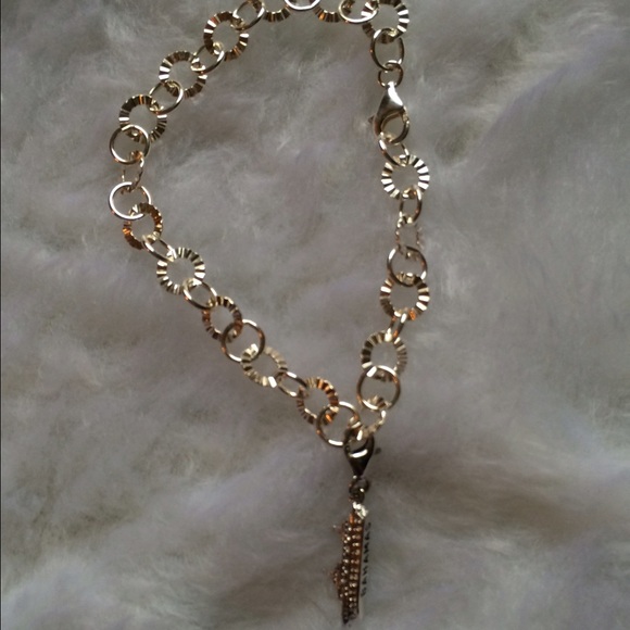 Bahamas cruise charm silver bracelet